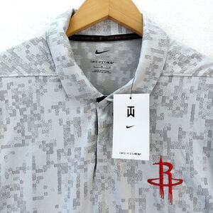 NIKE Tiger Woods Collection Houston Rocket Dri-FIT Golf Polo Shirt Men Large NEW